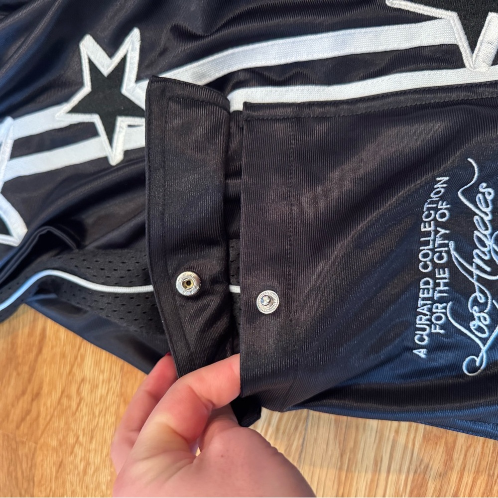 Off Season NBA Nylon Track Pant in Black Los Angeles - Picture 14 of 16